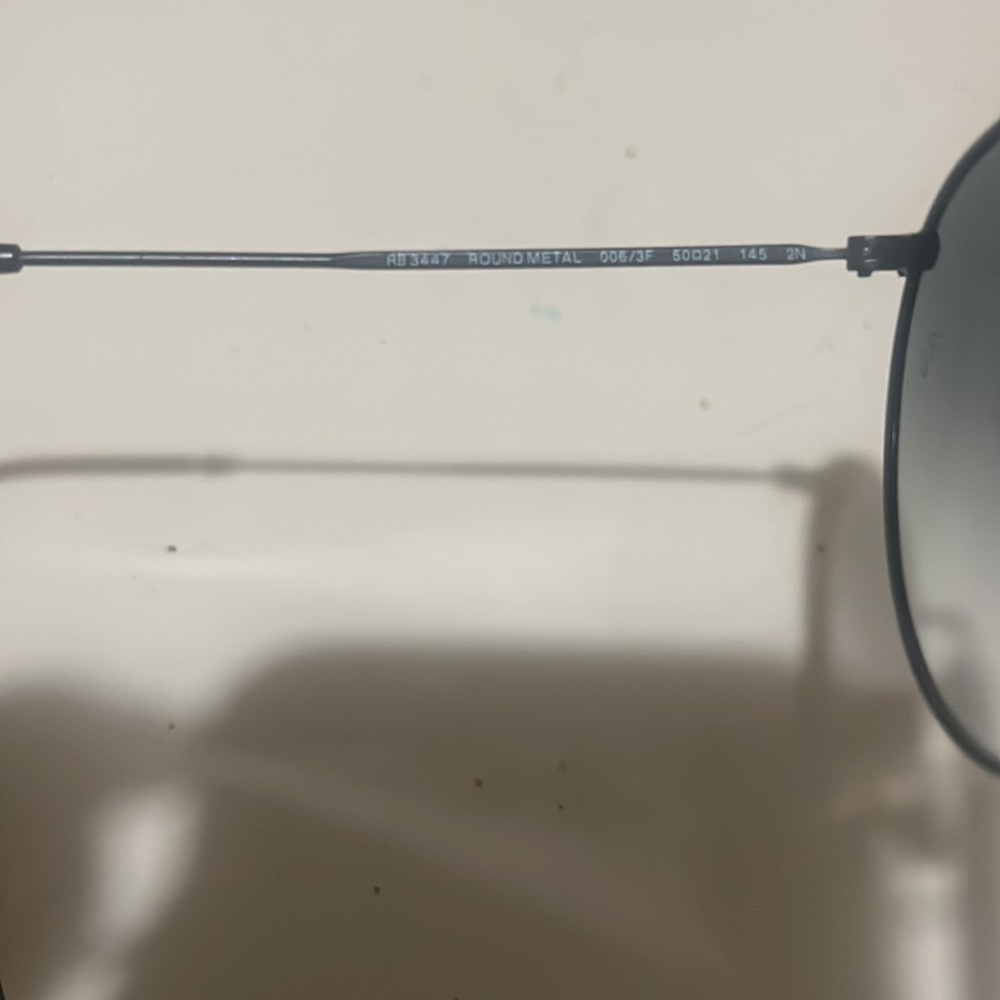 Blue Rounded Ray Bans - image 3